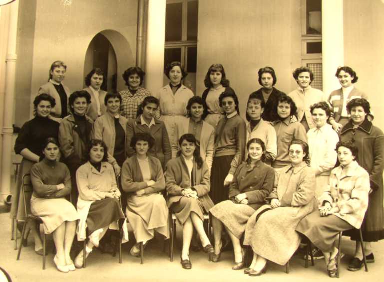 Classe de 1re : 1956-57 Collge E.Maupas