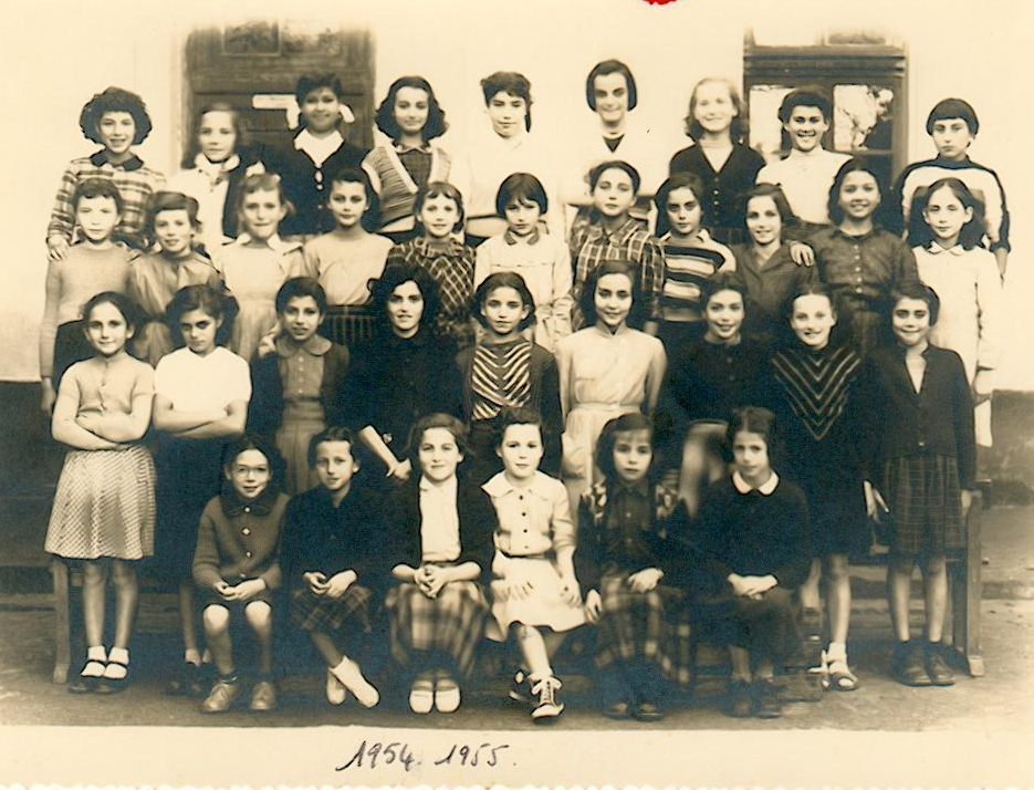 Classe de CM2:1954-55