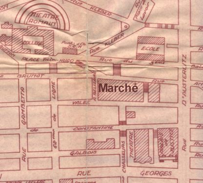 Extrait du plan de 1961