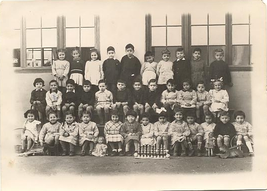 Maternelle Jean Jacques Rousseau 1953-54