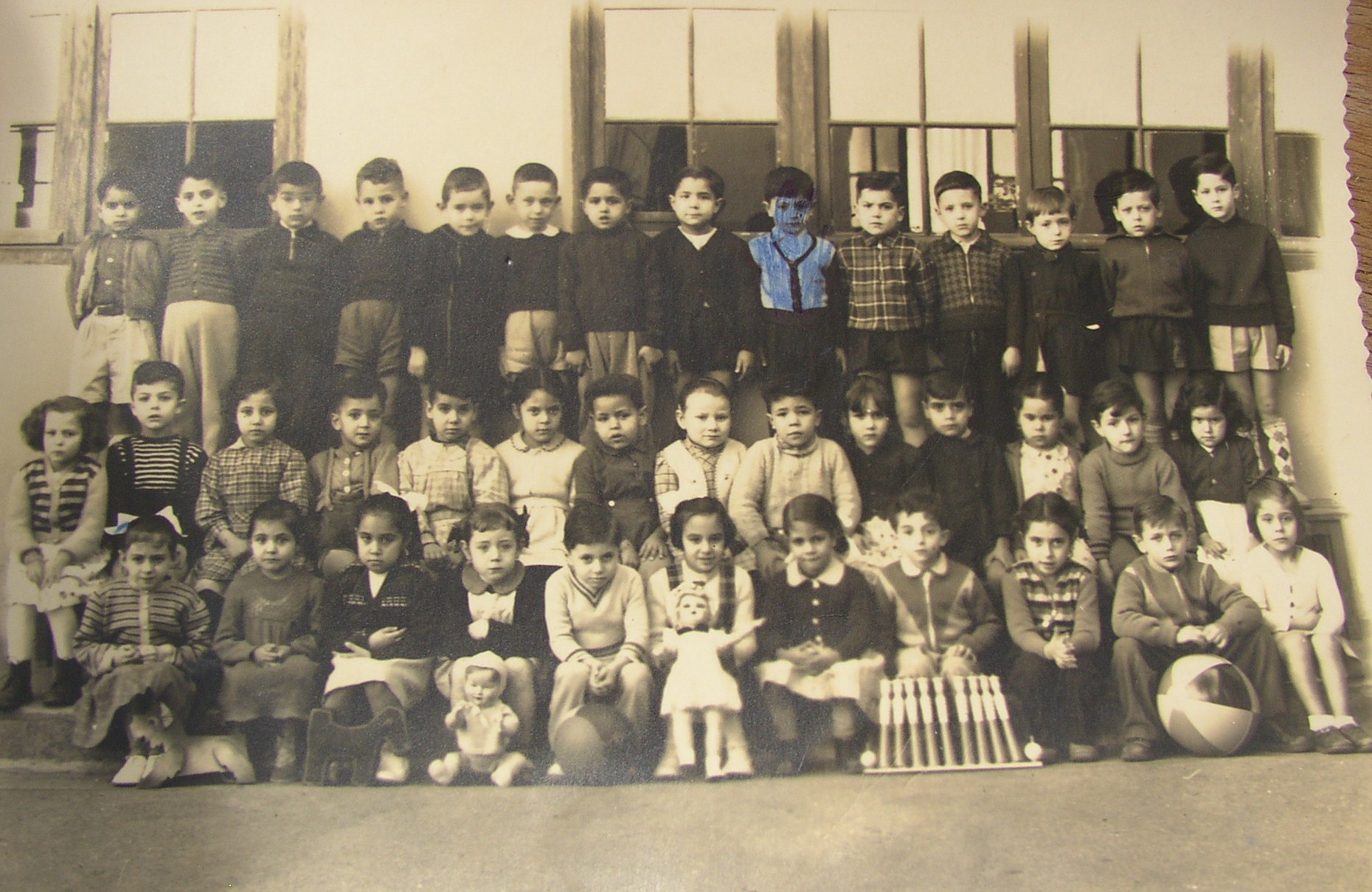 Maternelle Jean Jacques Rousseau 1954-55