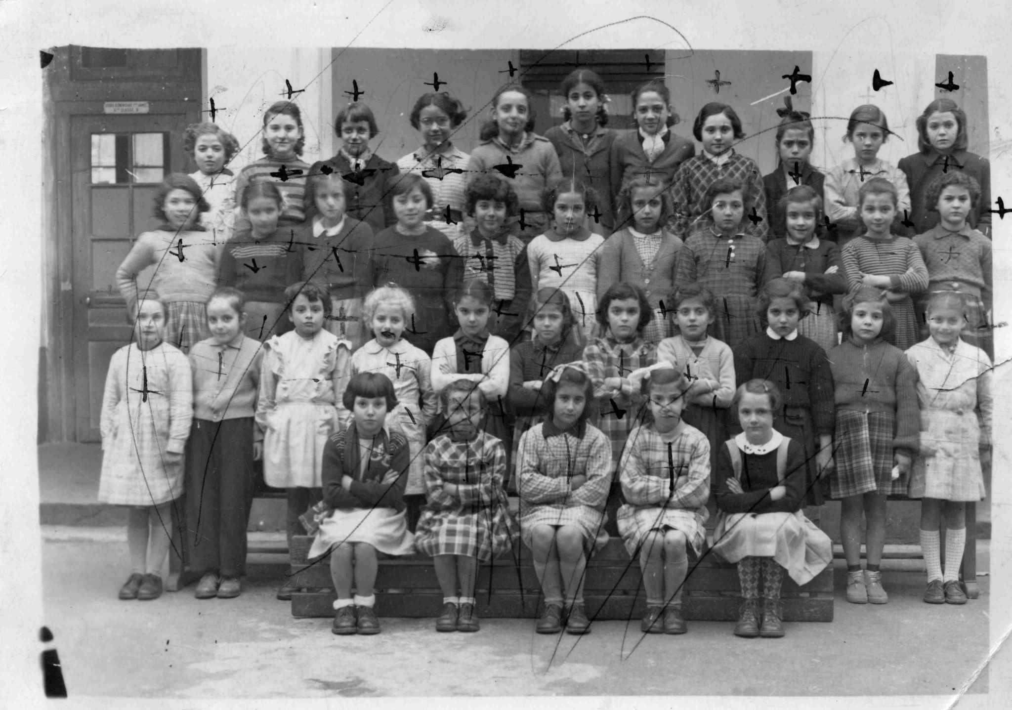Classe de CE2:1952-53
