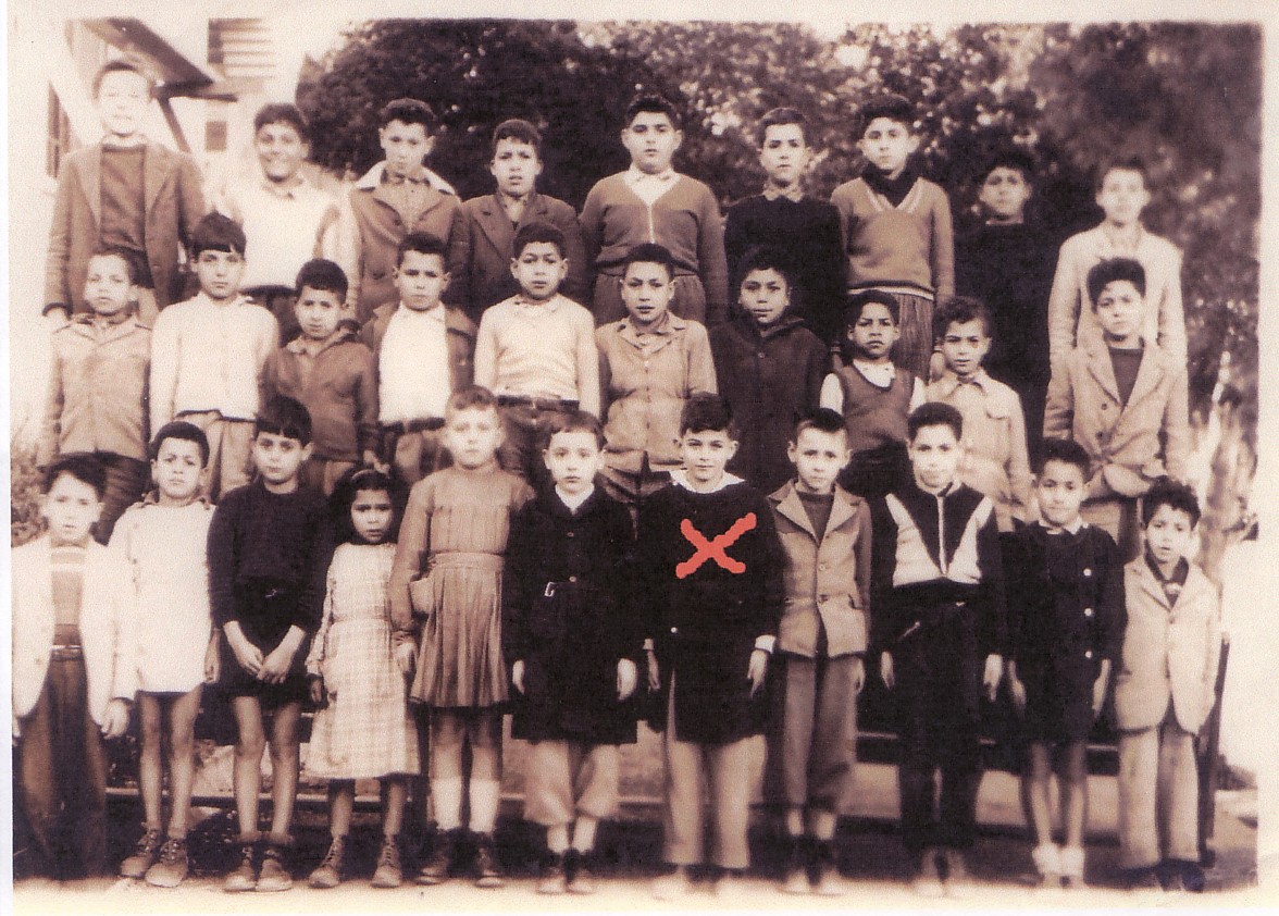 Ecole du Beni Mlek : Classe de CM1 - 1954-55