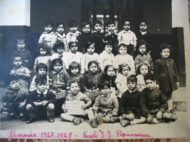 Maternelle J.J.Rousseau Petite section:1947-48