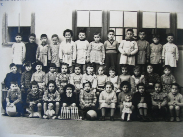 Maternelle Jean Jacques Rousseau 1954-55