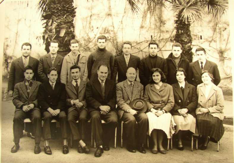 1958-59:Classe de Math Elem avec des filles !
