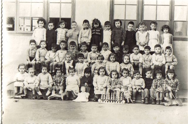 Maternelle Jean Jacques Rousseau 1953-54