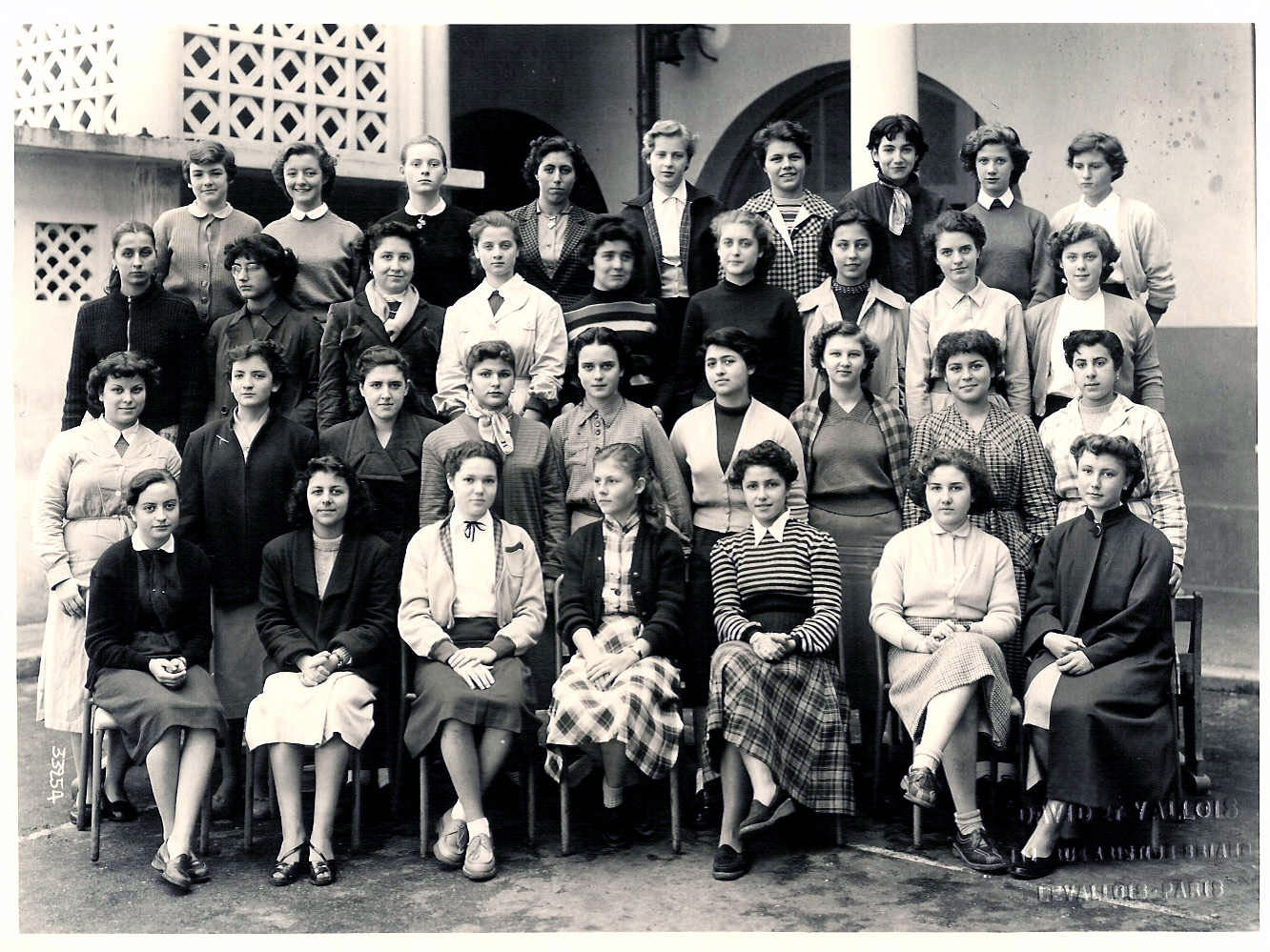 1953-1954 : 2nde AB Collge E. Maupas