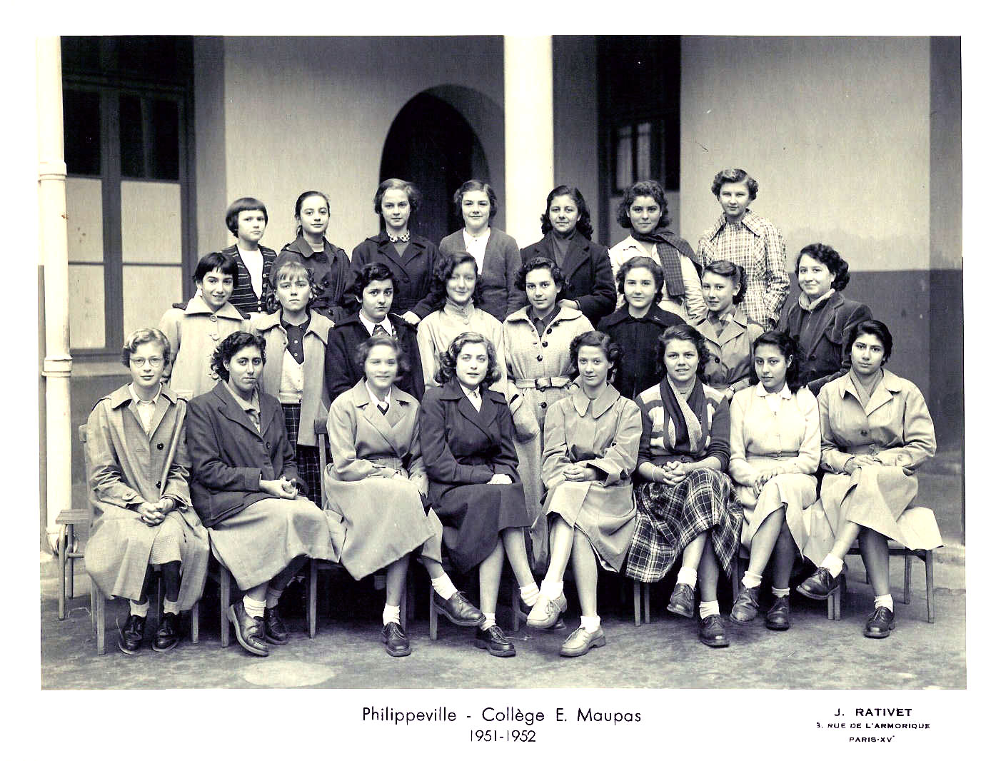 1951-1952 : 4me AB Collge E. Maupas