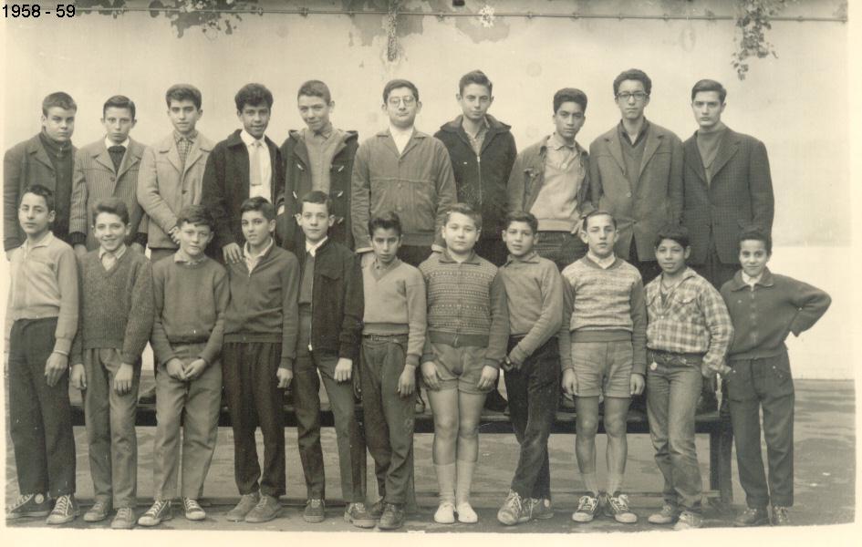 Cours complmentaire 5me 1958-59
