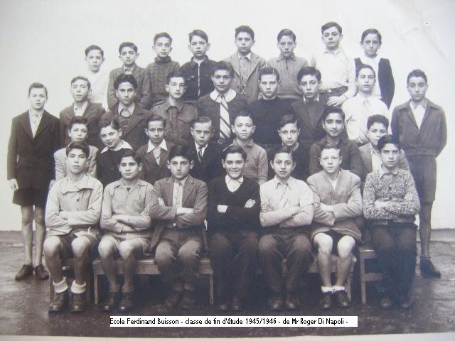 1945-46:Fin d'tudes Primaires